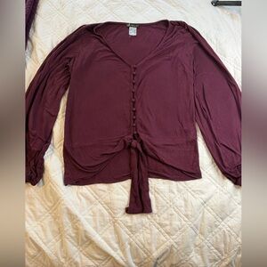 VENUS Deep Wine Knitwear